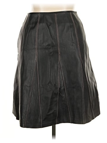 Metrostyle Faux Leather Skirt (view 2)