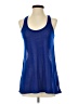 H&M 100% Polyester Blue Sleeveless Top Size XS - photo 1