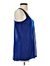H&M 100% Polyester Blue Sleeveless Top Size XS - photo 4
