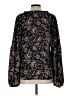 Evereve 100% Polyester Black Long Sleeve Blouse Size L - photo 2