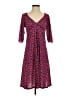 Assorted Brands Hearts Purple Casual Dress Size S - photo 1