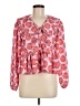Unbranded Pink Long Sleeve Blouse Size M - photo 1