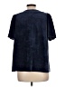 Crown & Ivy Blue Short Sleeve Henley Size L - photo 2