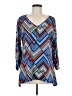 Cato Blue 3/4 Sleeve Blouse Size M - photo 1