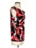 Kasper Red Sleeveless Blouse Size S - photo 4