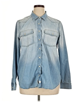 Lands' End Long Sleeve Button Down Shirt