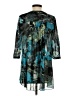 MULTIPLES 100% Polyester Teal 3/4 Sleeve Top Size S - photo 2