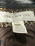 Jones New York Animal Print Brown Jacket Size 10 - photo 6