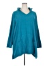 Catherines 100% Polyester Teal Poncho Size 2X - photo 1