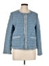 J. McLaughlin Tweed Blue Denim Jacket Size L - photo 1
