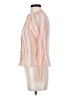 Evereve 100% Cotton Stripes Orange Long Sleeve Blouse Size XS - photo 5