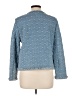 J. McLaughlin Tweed Blue Denim Jacket Size L - photo 2