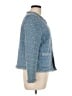 J. McLaughlin Tweed Blue Denim Jacket Size L - photo 4