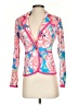 Lilly Pulitzer 100% Cotton Print Pink Blazer Size XS - photo 1
