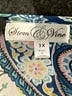 Stem & Vine Paisley Blue Long Sleeve T-Shirt Size 3X - photo 7