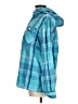 Utility 100% Cotton Plaid Teal Long Sleeve Blouse Size M - photo 5