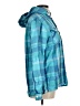 Utility 100% Cotton Plaid Teal Long Sleeve Blouse Size M - photo 4