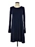 Gap Solid Blue Casual Dress Size S - photo 1