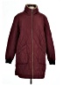 Weatherproof 100% Polyester Argyle Burgundy Coat Size L - photo 1