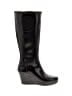Hunter Black Rain Boots Size 6 - photo 1