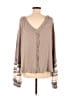 Unbranded Chevron-herringbone Tan Gray Pullover Sweater Size M - photo 2
