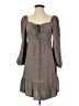 Basement Collection Paisley Gray Casual Dress Size S - photo 1