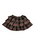 Crewcuts 100% Polyester Plaid Black Skirt Size 4 - 5 - photo 2