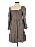 Basement Collection Paisley Gray Casual Dress Size S - photo 2