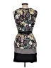 BCBGMAXAZRIA Graphic Black Cocktail Dress Size L - photo 2