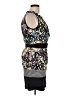BCBGMAXAZRIA Graphic Black Cocktail Dress Size L - photo 4