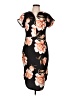 Unbranded Print Black Cocktail Dress Size L - photo 1