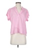 Billy T 100% Lyocell Pink Short Sleeve Blouse Size S - photo 1