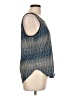 Valerie Bertinelli 100% Polyester Blue Sleeveless Top Size L - photo 4