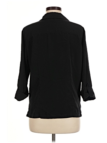 Studio C 3/4 Sleeve Button-Down Shirt (view 2)