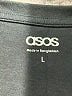 ASOS Solid Black Short Sleeve T-Shirt Size L - photo 7