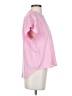 Billy T 100% Lyocell Pink Short Sleeve Blouse Size S - photo 4