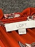 Ann Taylor LOFT Orange Long Sleeve Blouse Size M - photo 7