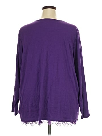 Woman Within Long Sleeve Henley (view 2)