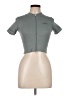 Bo+Tee Gray Short Sleeve Top Size L - photo 1