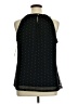 Loveappella Black Sleeveless Blouse Size 1X - photo 2