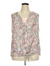 Zac & Rachel Ivory Sleeveless Blouse Size 3X - photo 1