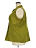 Apt. 9 Green Sleeveless Button-Down Shirt Size 3X - photo 5