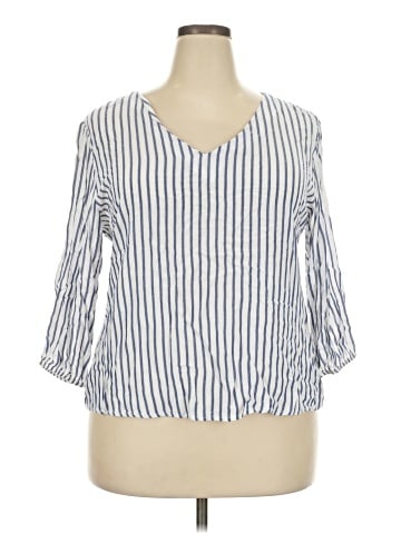 Maurices 3/4 Sleeve Blouse (view 1)
