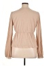 Francesca's Tan Long Sleeve Blouse Size XL - photo 2