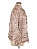 Ruby Rd. Animal Print Brown Long Sleeve Blouse Size 16 - photo 4