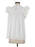 Entro 100% Polyester White Sleeveless Blouse Size S - photo 2