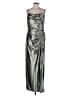 DB Studio Metallic Silver Cocktail Dress Size 14 - photo 1