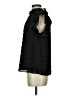 Entro 100% Polyester Black Short Sleeve Blouse Size S - photo 5