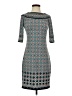 Max Studio Print Teal Cocktail Dress Size XS - photo 1