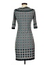 Max Studio Print Teal Cocktail Dress Size XS - photo 2